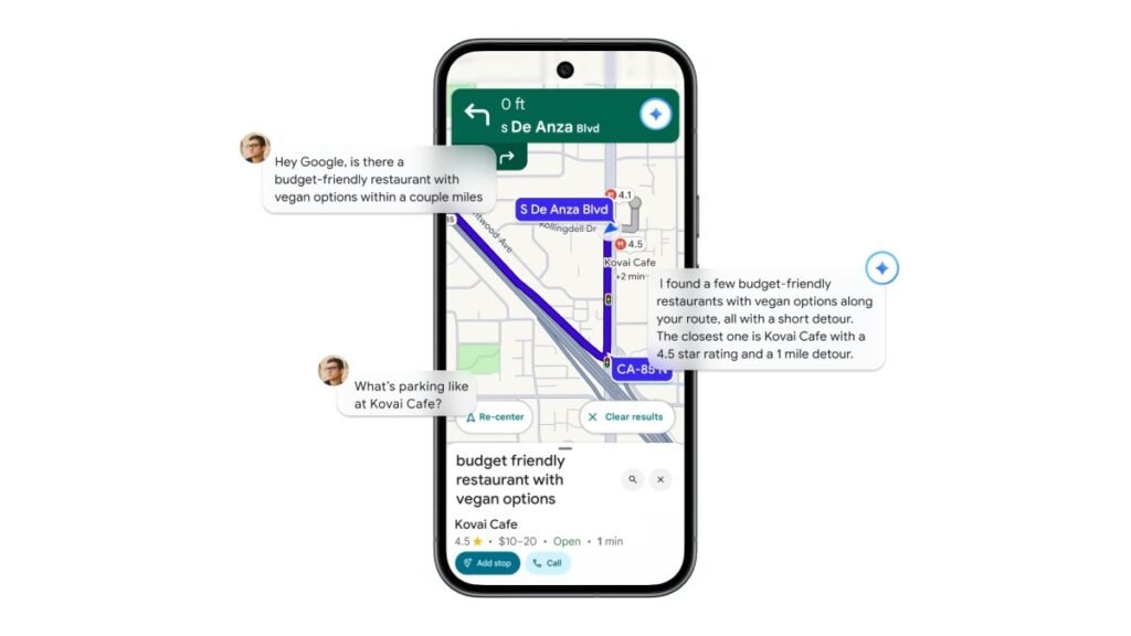 Google Maps bakes in Gemini to improve navigation and hands-free use